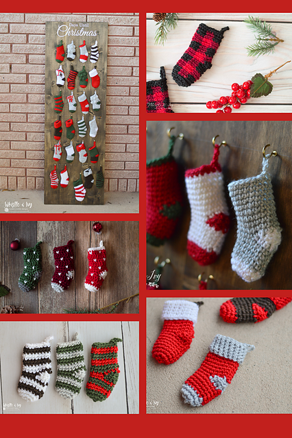 Mini Stocking Advent Calendar CAL