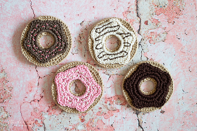 Donut Coasters
