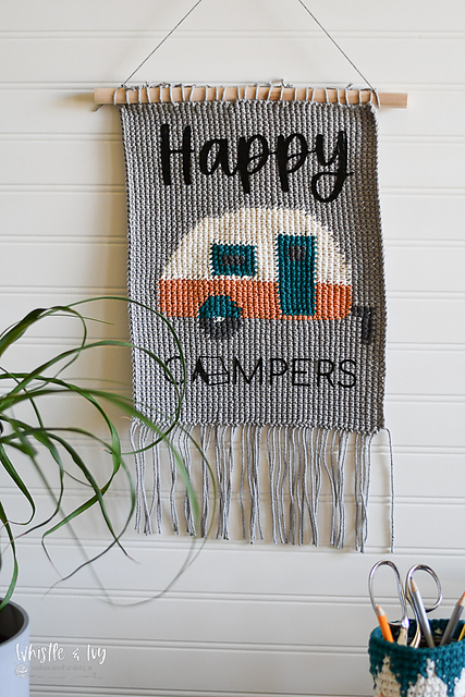 Happy Camper Wall Hanging