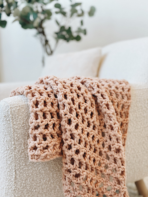 Skip a Stitch Throw