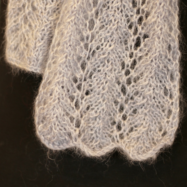Vine lace scarf