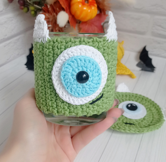 Monster Mug Cover and Coaster