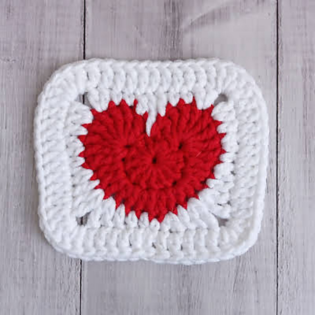 Heart Granny Square