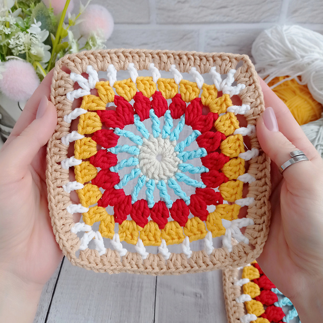 Bright Granny Square