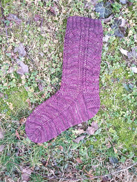 spiral & eyelet socks