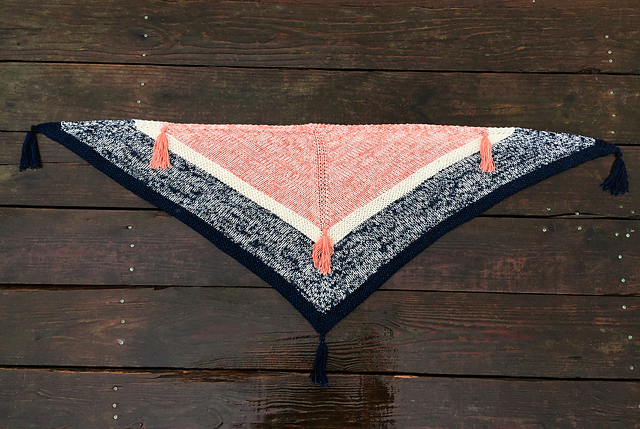 Tri Tassel Shawl