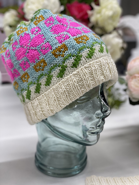 Garden Blooms Beanie and Cowl