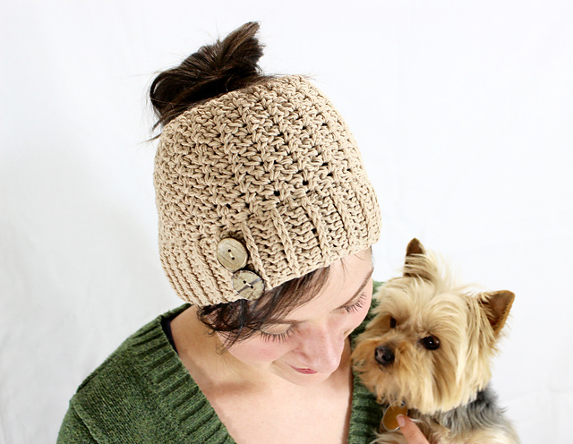 Uptown Messy Bun Beanie