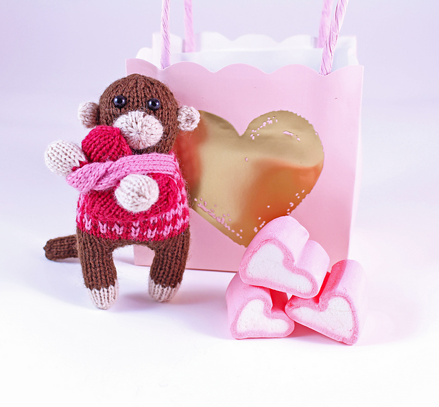 Wickedly Sweet Valentine's Monkey