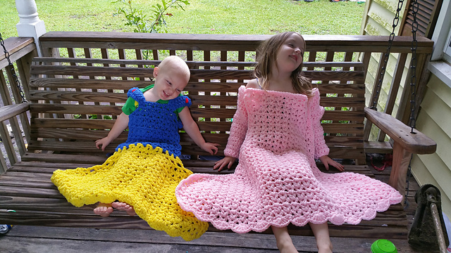 Princess Inspired Dress Blanket
