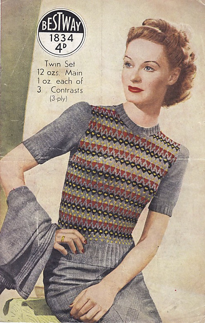 Ladies Twin Set 1834