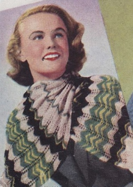 Feather and Fan Scarf