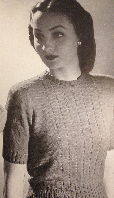 Ribbed Blouse No. 4408