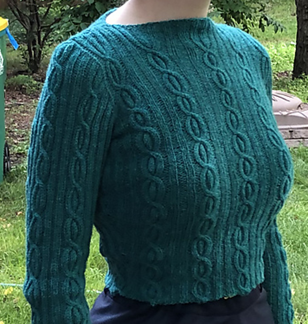 Dream Girl, A Twisted Cable Sweater