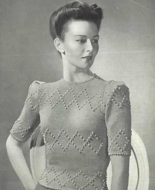 Lady's Jumper with Diamond Details