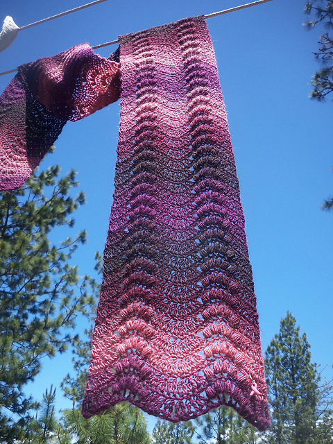 Women of Hope - Feather & Fan Scarf