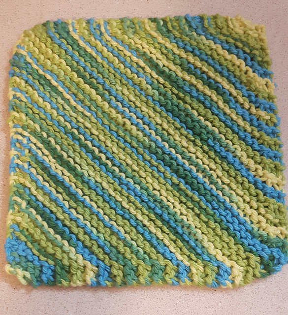 Super Simple Diamond Dishcloth