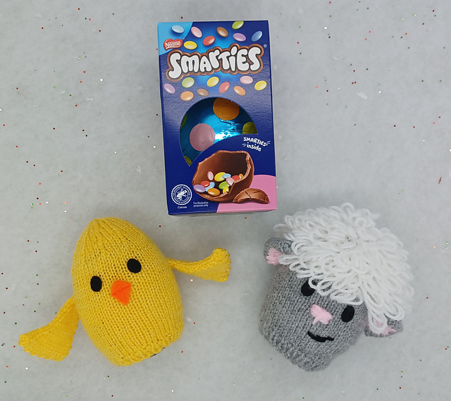Ravelry: Easter Egg Cozy (Lamb/Chick) pattern by Claire Munday