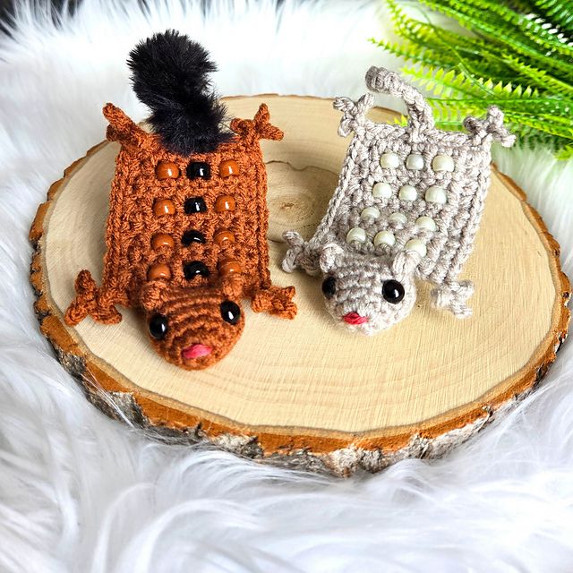 Beaded Fidget Sugar Glider