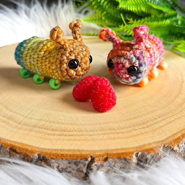 Beaded Fidget Caterpillar with Pony Beads