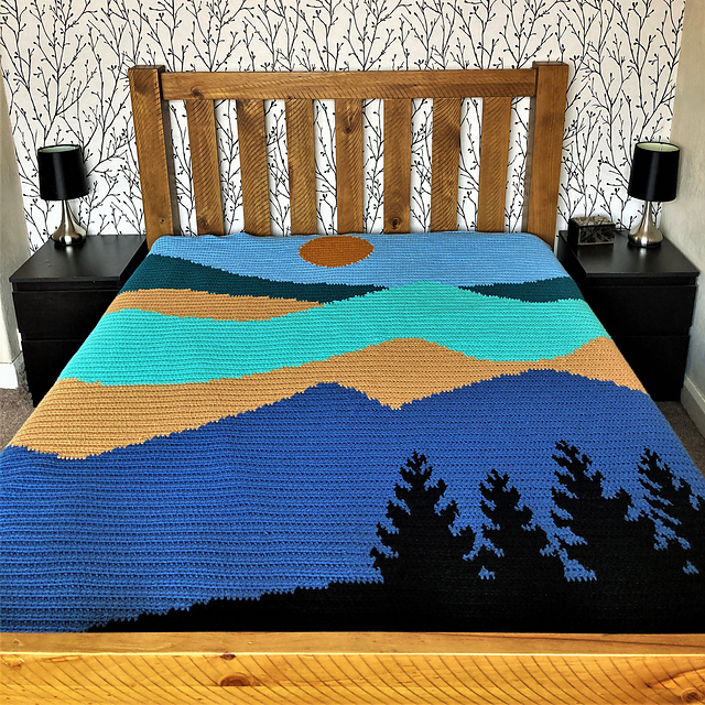 Big Mountains Blanket