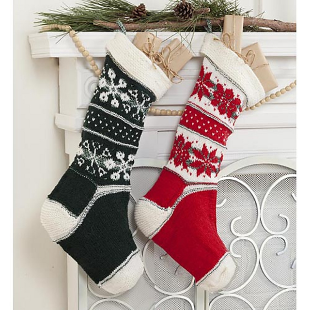 Sparkling Snowdrift Stockings