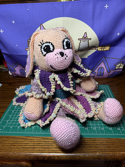 Flower Dress Bunny Amigurumi