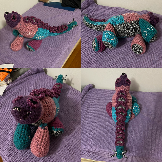 Hearty Stegosaurus Amigurumi