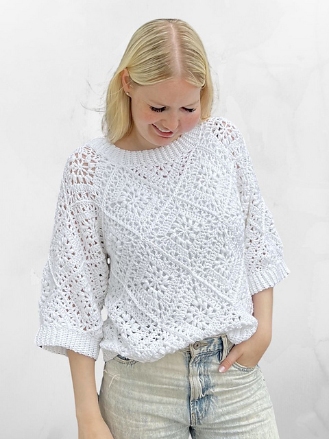 Ravelry: Tulip Square Summer Sweater pattern by Wilma Westenberg