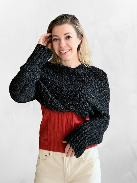 Crochet Sweater Scarf — foto 2