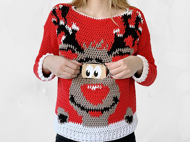 Reindeer Christmas Sweater