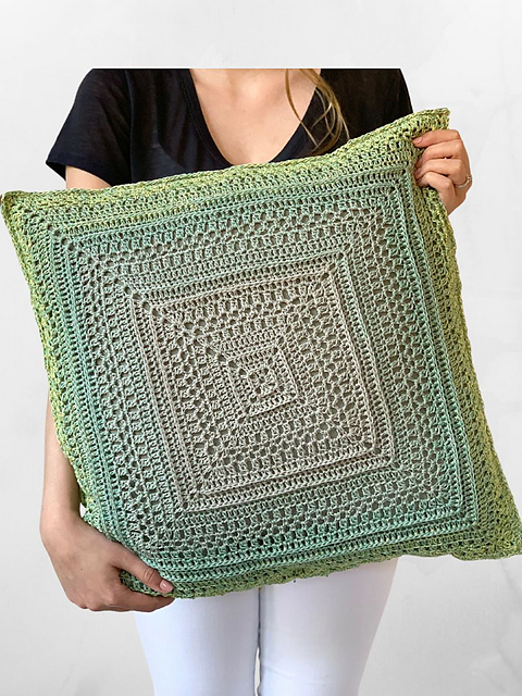 Love Your Granny Square Pillow