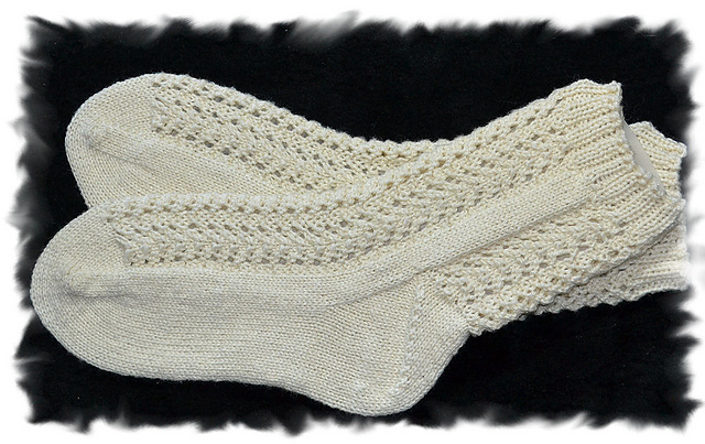 Herringbone Ribs Toe UP Socks