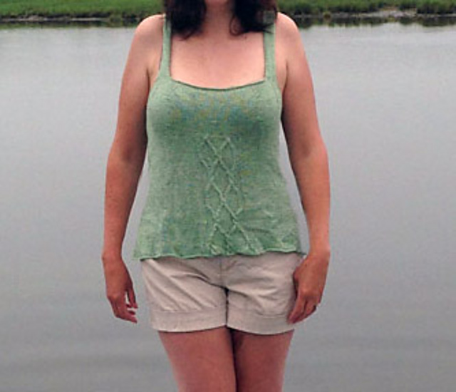 Marshes Cabled Sleeveless Shell