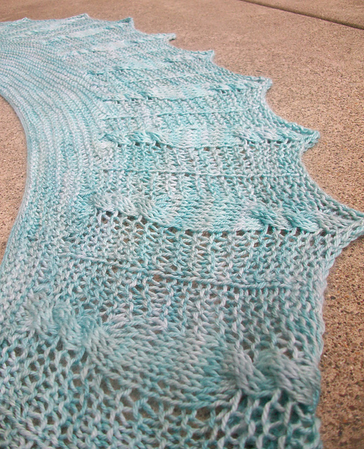 Glacier Melt Shawlette