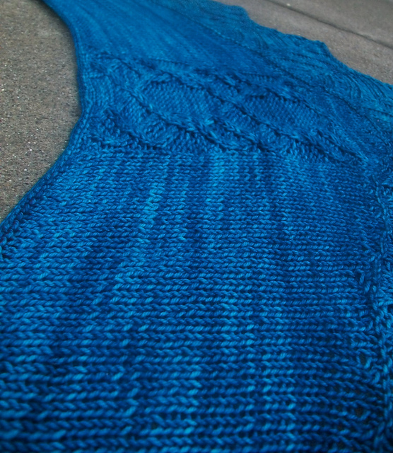 Peacock Strut Shawlette