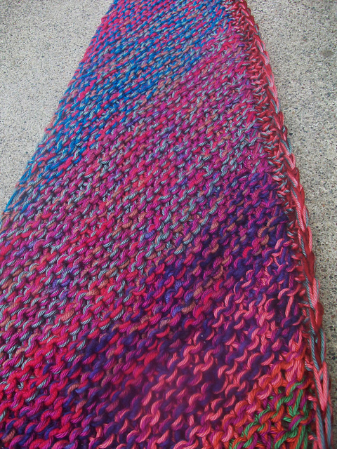 Flash Your Stash Shawlette