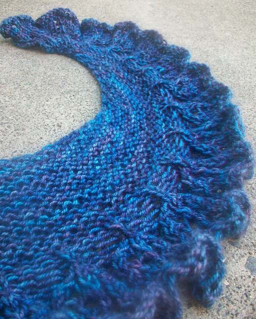Bluebell Bias Scarf