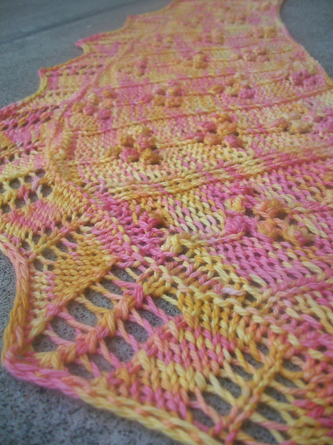 Melon Balls Shawlette