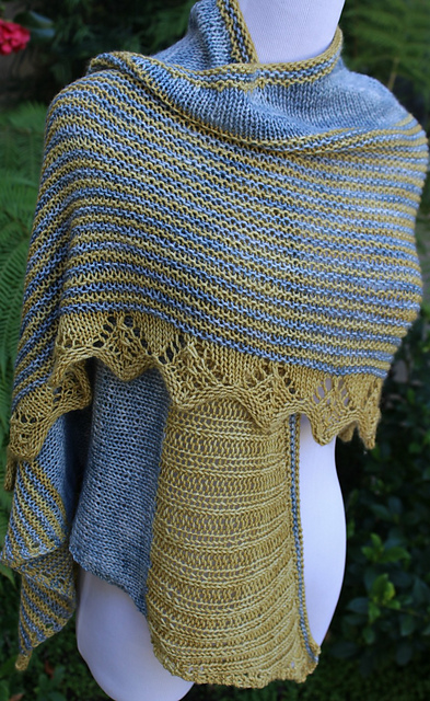 Two if by Sea Shawlette