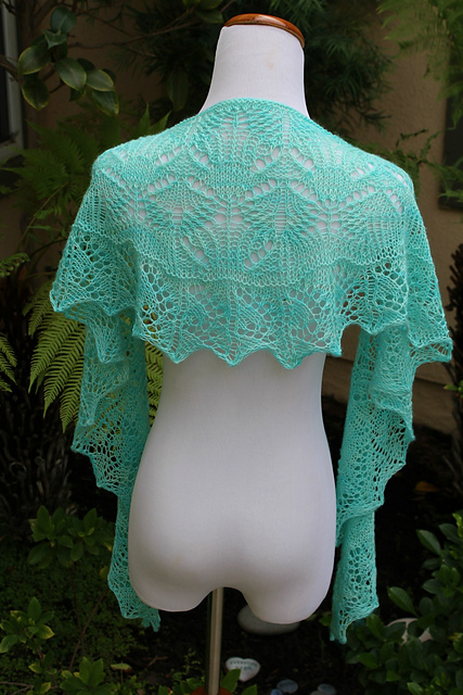 Hidden Hydrangeas Shawlette