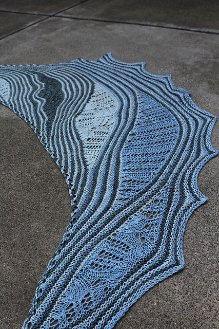 Puddle Play Shawlette