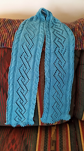 Twisty Lace Scarf