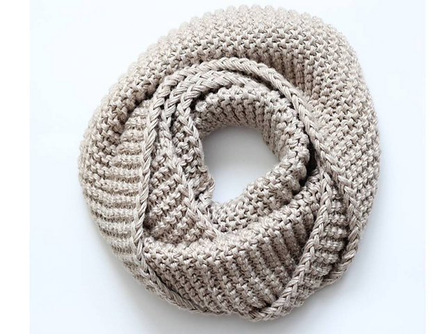 Silk and Bamboo Scarf Cowl