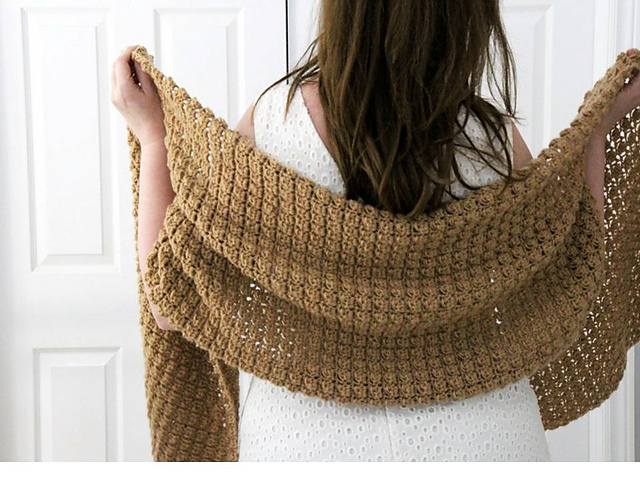 Camel Love Shawl