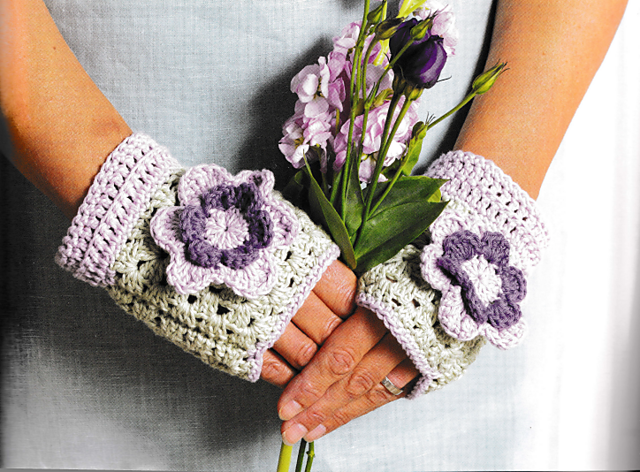 Violet Wrist Warmers