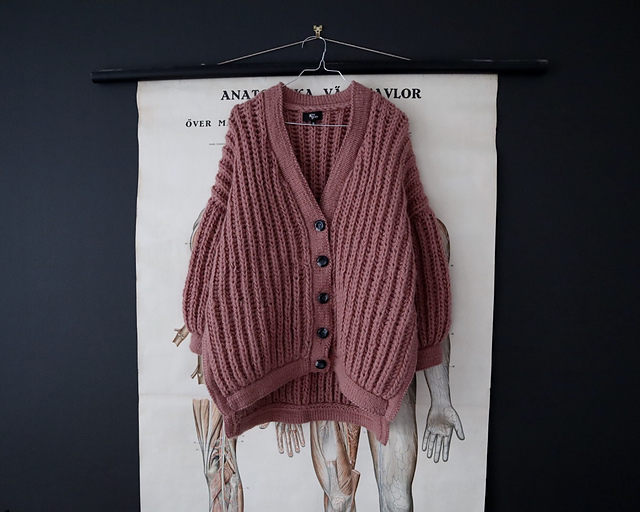 Chunky brioche jacket