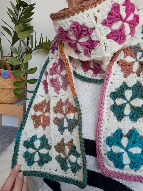 Witty Design Ravelry: My Lucky Stars Scarf pattern by Witty Crafts Design