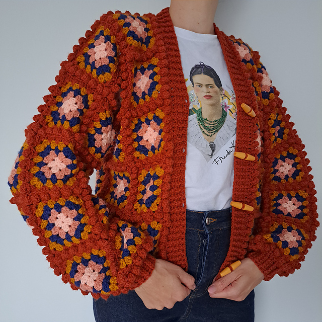 Witty Design Ravelry: Lilianna Cardigan pattern by Witty Crafts Design
