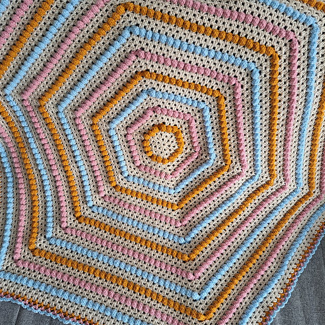 Witty Design Ravelry: Hexibob Blanket pattern by Witty Crafts Design
